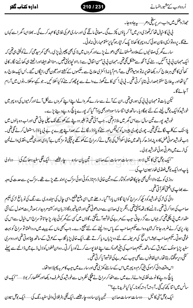 Toba Shikan by Bano Qudsia, female urdu short story writer and novelist. Her novel Raja Gidh is one of the most famous urdu novels