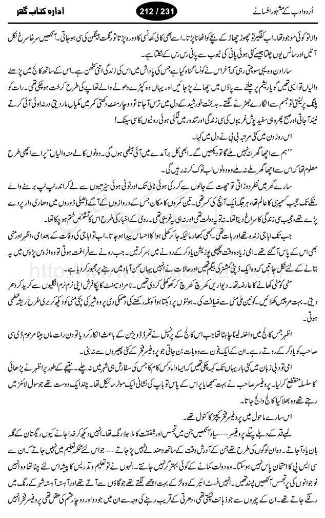 Toba Shikan by Bano Qudsia, female urdu short story writer and novelist. Her novel Raja Gidh is one of the most famous urdu novels