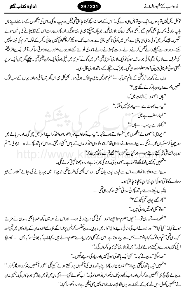 Apnay Dukh Mujhe Day Do by Rajinder Singh Bedi, very famous urdu afsana nigar, film story writer and story writer.