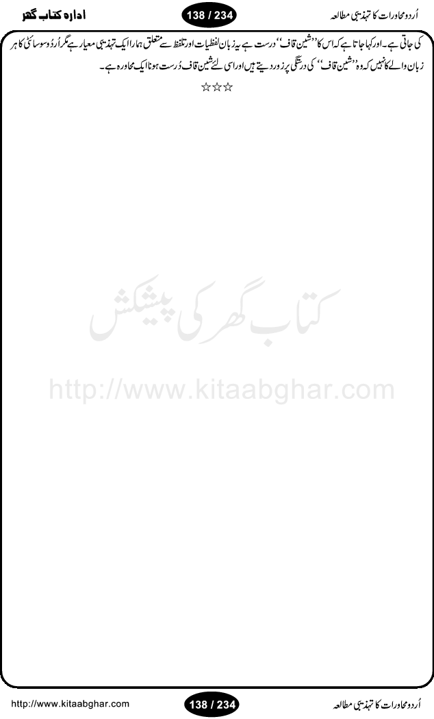 Urdu Muhavrat ka Tehzibi Mutalea (Cultural study of Urdu Idioms) is a great book by Dr. Ishrat Jehan Hashmi, which discusses the role of culture and our society in the idioms and proverbs of Urdu / Hindi. Its an excellent effort and very hand for urdu learning students as well as those individuals who like to study the roots of our culture, language, society