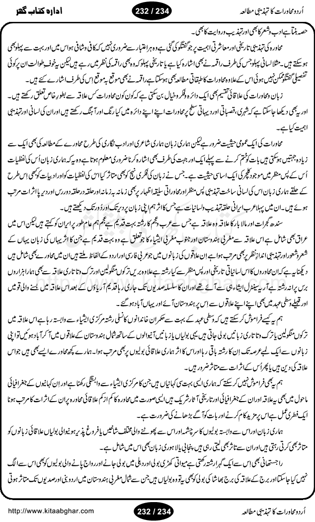 Urdu Muhavrat ka Tehzibi Mutalea (Cultural study of Urdu Idioms) is a great book by Dr. Ishrat Jehan Hashmi, which discusses the role of culture and our society in the idioms and proverbs of Urdu / Hindi. Its an excellent effort and very hand for urdu learning students as well as those individuals who like to study the roots of our culture, language, society